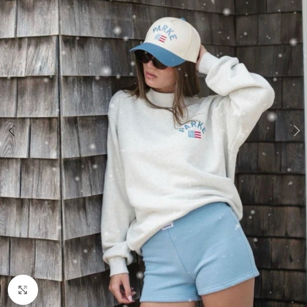 Parke Light Gray mock neck